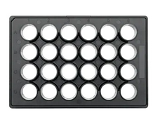 德國(guó)艾本德(Eppendorf)Cell Imaging Plates，帶板蓋，黑色底透，平底無菌、無熱原,無RNase和DNase,無人類和細(xì)菌DNA。無細(xì)胞毒素,24孔細(xì)胞成像培養(yǎng)板,25μm薄膜